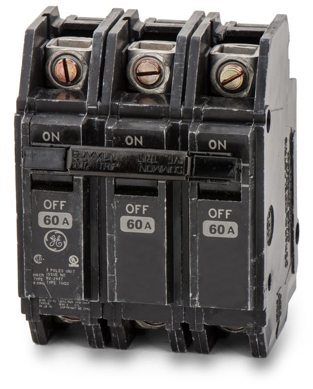 General Electric THQC32060WL 3 Pole Circuit Breaker
