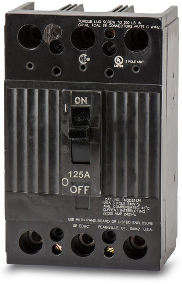 General Electric THQD32125 3 Pole Circuit Breaker