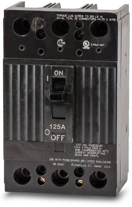 General Electric THQD32125 3 Pole Circuit Breaker