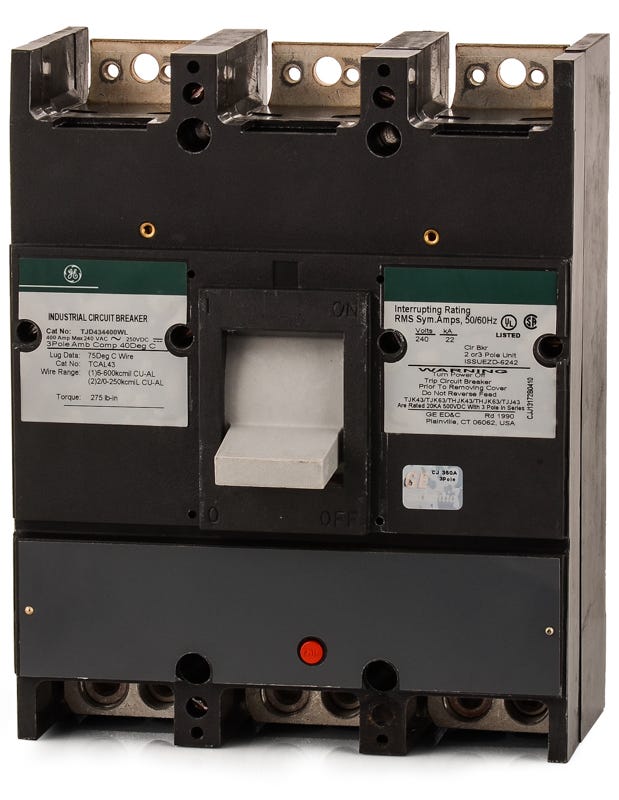 General Electric TJD434400WL 3 Pole Circuit Breaker