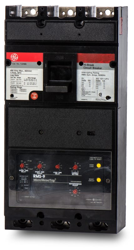General Electric TJH6S 3 Pole Circuit Breaker