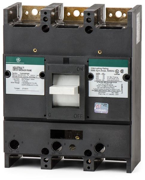 General Electric TJK436F000 3 Pole Circuit Breaker FRAME