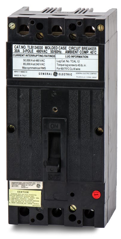 General Electric TLB134030 3 Pole Circuit Breaker
