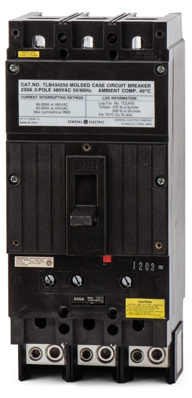 General Electric TLB434250 3 Pole Circuit Breaker
