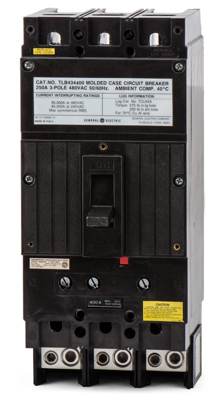General Electric TLB434400 3 Pole Circuit Breaker