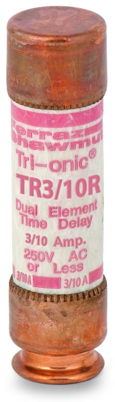 Mersen/Ferraz Shawmut TR3-10R Time Delay Fuse