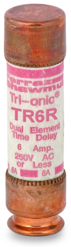 Mersen/Ferraz Shawmut TR6R Time Delay Fuse