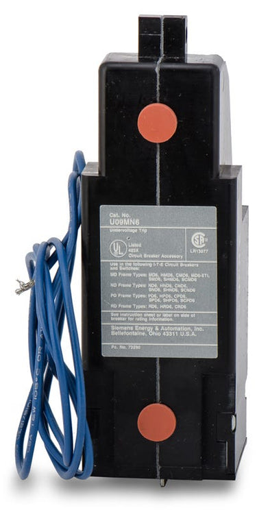 Siemens U09MN6 Under Voltage Release