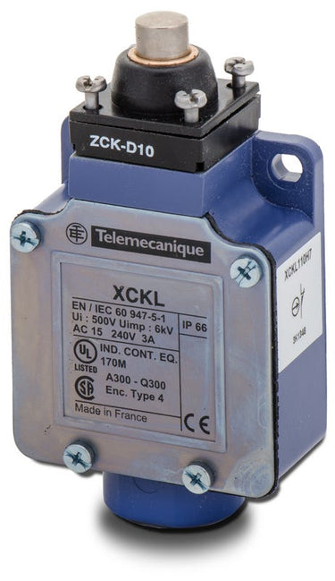 Square D XCKL110 Spring Return Top Plunger Limit Switch