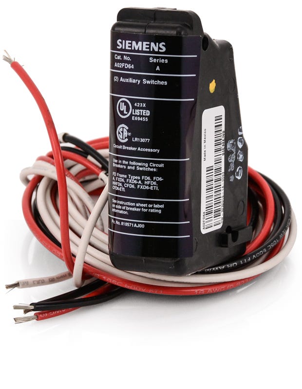 Siemens A02FD64 Auxiliary Switch