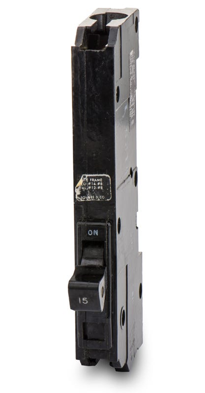 Square D A1B115 1 Pole Circuit Breaker
