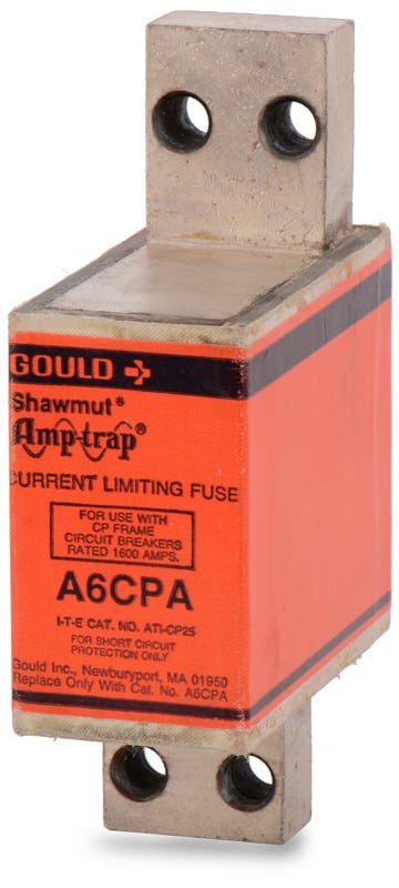 Gould Shawmut A6CPA Current Limiting Fuse
