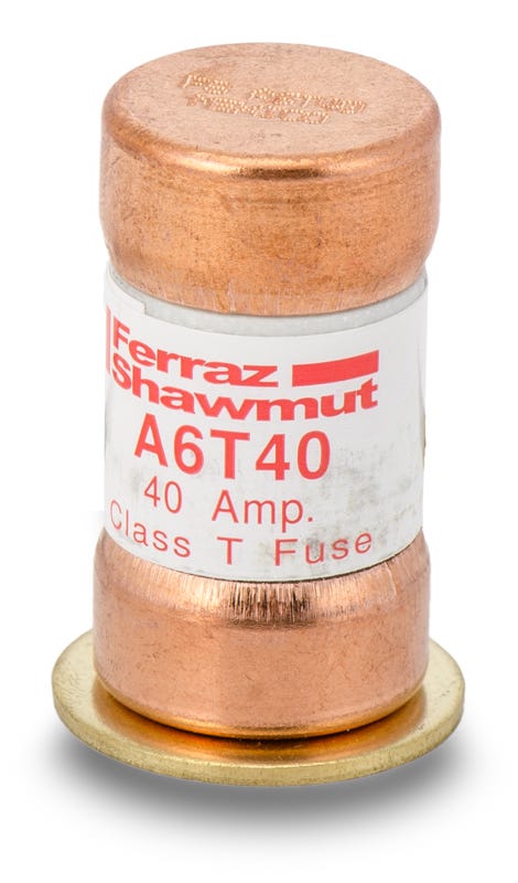 Mersen/Ferraz Shawmut A6T40 Current Limiting Fast Acting Fuse