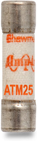 Mersen/Ferraz Shawmut ATM25 Fast Acting Midget Fuse