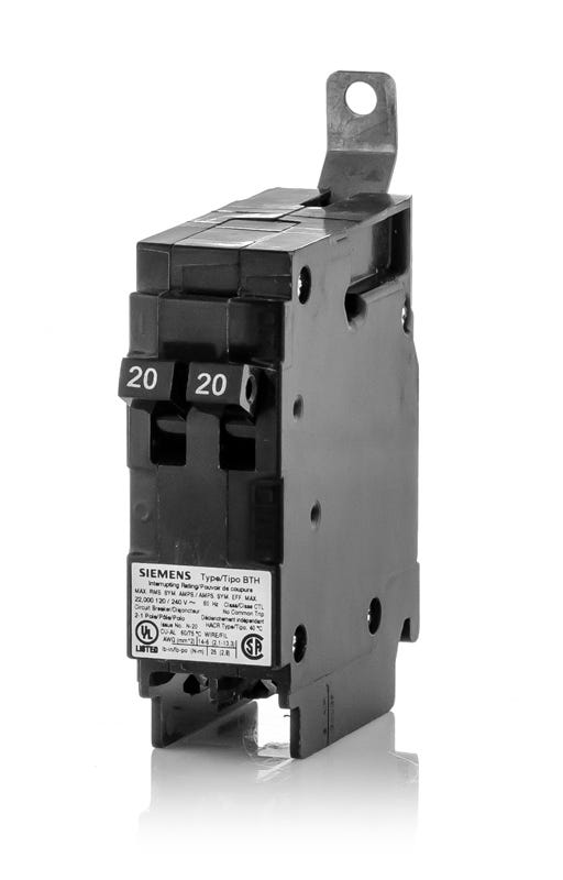 Siemens B2020H 2 Pole Circuit Breaker