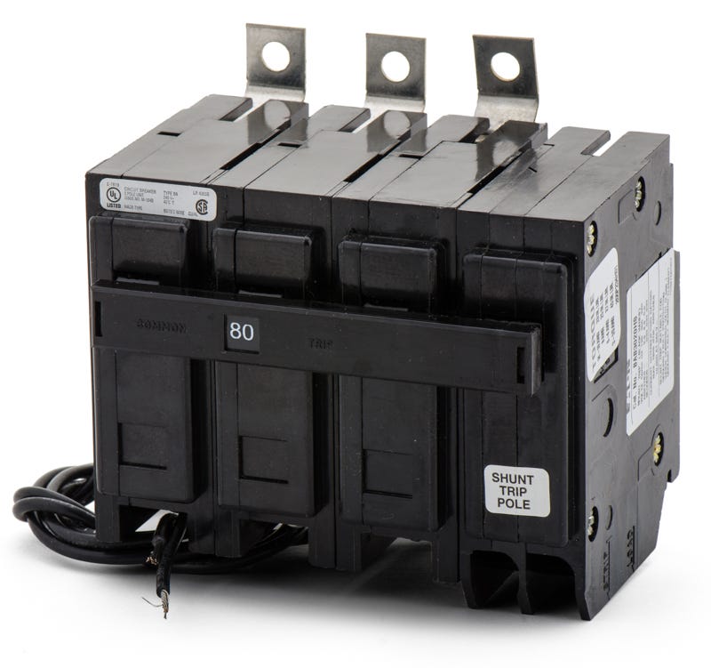 Eaton/Cutler-Hammer BAB3080HS 3 Pole Circuit Breaker