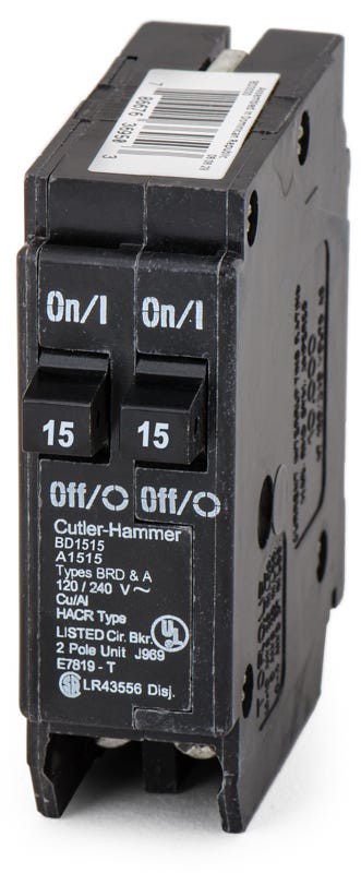 Eaton/Cutler-Hammer BD1515 Tandem Circuit Breaker – SuperBreakers