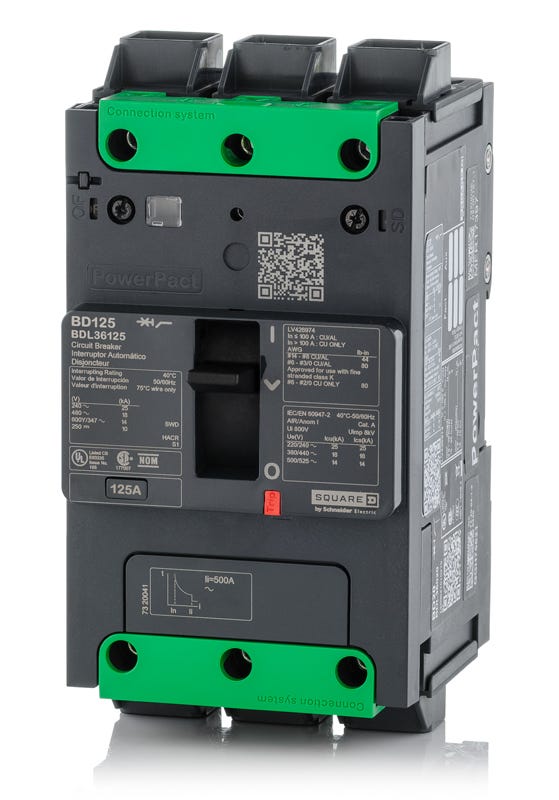 Square D BDL36125 3 Pole Circuit Breaker – SuperBreakers