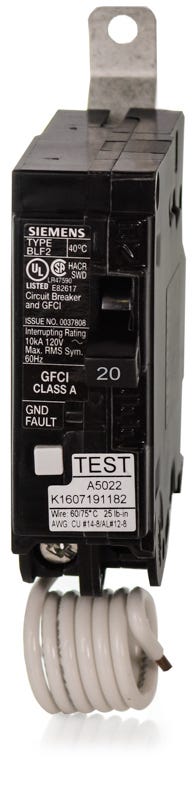 Siemens BF120A 1 Pole Circuit Breaker