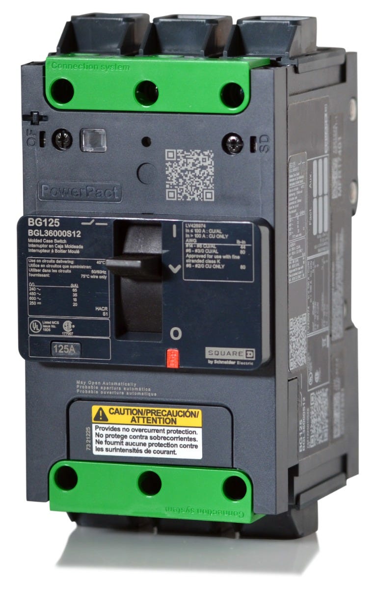 Square D BGL36000S12 3 Pole Circuit Breaker