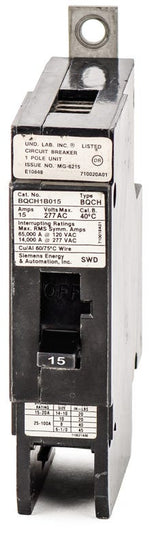 Siemens BQCH1B015 1 Pole Circuit Breaker