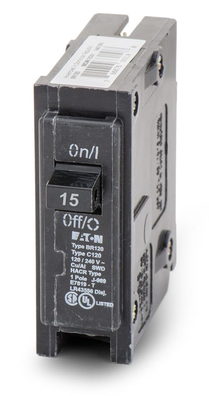 Eaton/Cutler-Hammer BR115 1 Pole Circuit Breaker