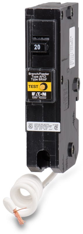 Eaton/Cutler-Hammer BR120AFCS 1 Pole Circuit Breaker