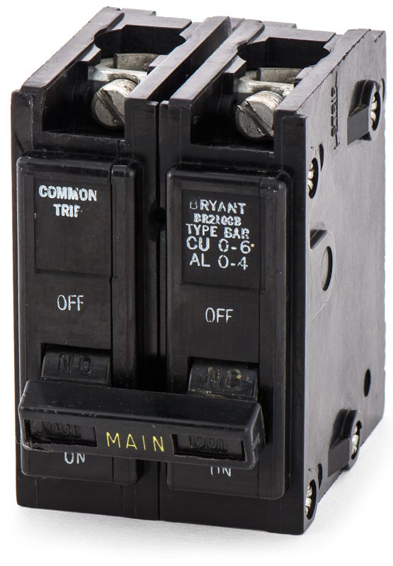 Eaton/Cutler-Hammer BR2100B 2 Pole Circuit Breaker