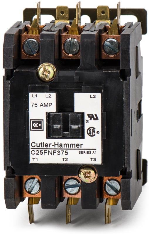 Eaton/Cutler-Hammer C25FNF375C Definite Purpose Contactor