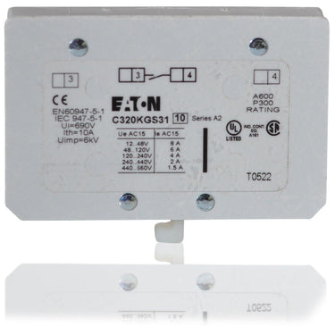 Eaton C320KGS31 Auxiliary Contact Block