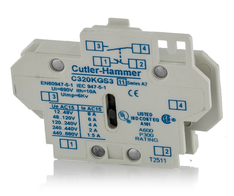 Eaton C320KGS3 Auxiliary Contact