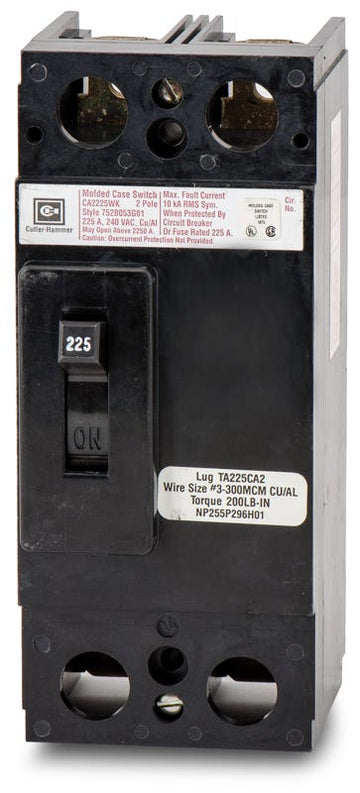 Eaton/Cutler-Hammer CA2225WK 2 Pole Circuit Breaker