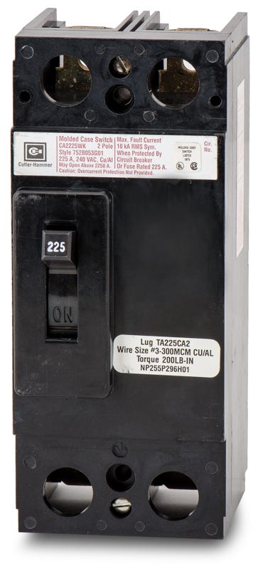Eaton/Cutler-Hammer CA2225WK 2 Pole Circuit Breaker