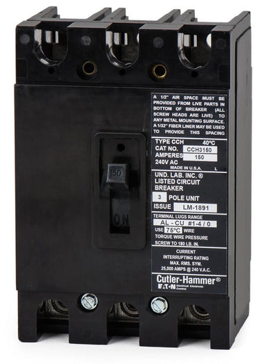 Eaton/Cutler-Hammer CCH3150 3 Pole Circuit Breaker