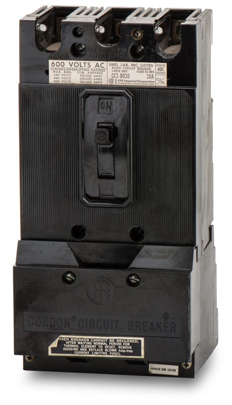 ITE Siemens CE2B020 2 Pole Circuit Breaker