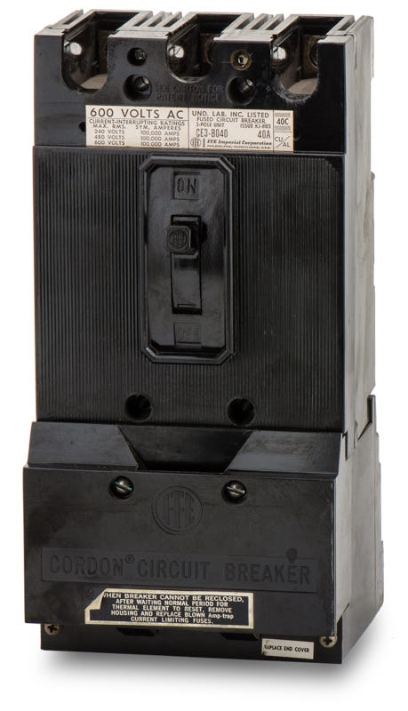 ITE Siemens CE3B040 3 Pole Circuit Breaker