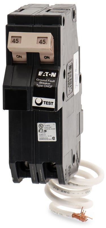 Eaton CH245GFT 2 Pole Ground Fault Circuit Breaker