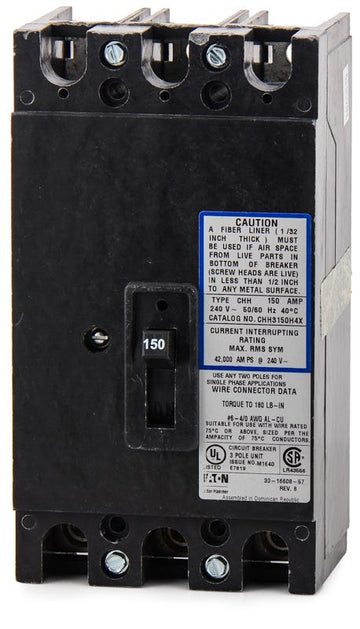 Eaton/Cutler-Hammer CHH3150H4X 3 Pole Circuit Breaker