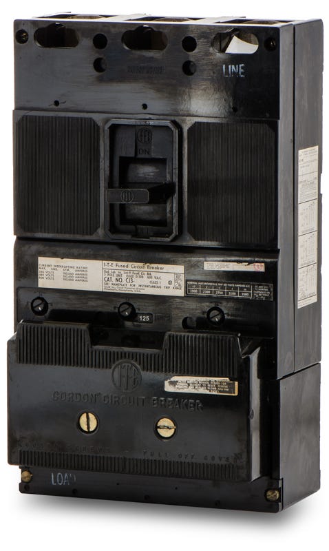 ITE Siemens CJ3B125 3 Pole Circuit Breaker