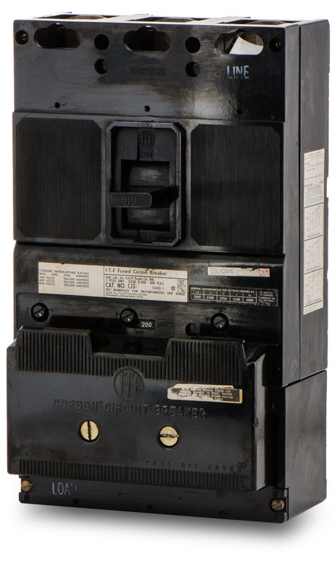 Eaton/Cutler-Hammer CJ3B200 3 Pole Circuit Breaker