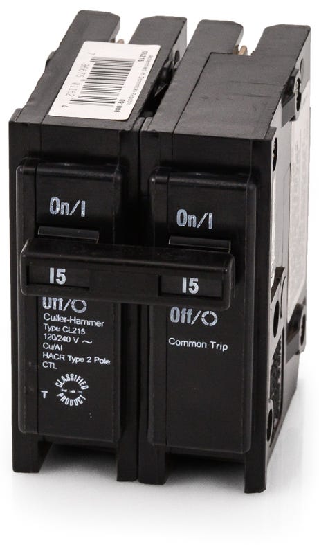 Eaton/Cutler-Hammer CL215 2 Pole Circuit Breaker