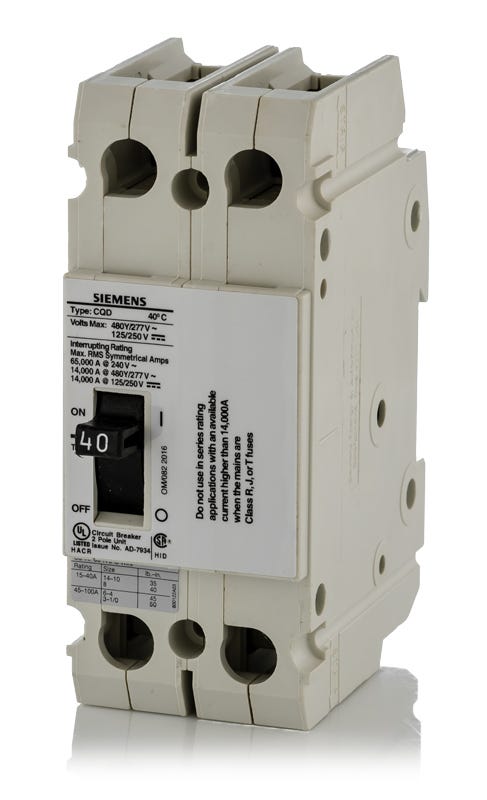 Siemens CQD240 2 Pole Circuit Breaker