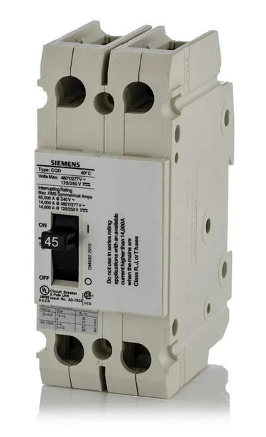 Siemens CQD245 2 Pole Circuit Breaker