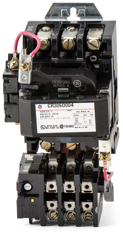 General Electric CR306D004 Starter