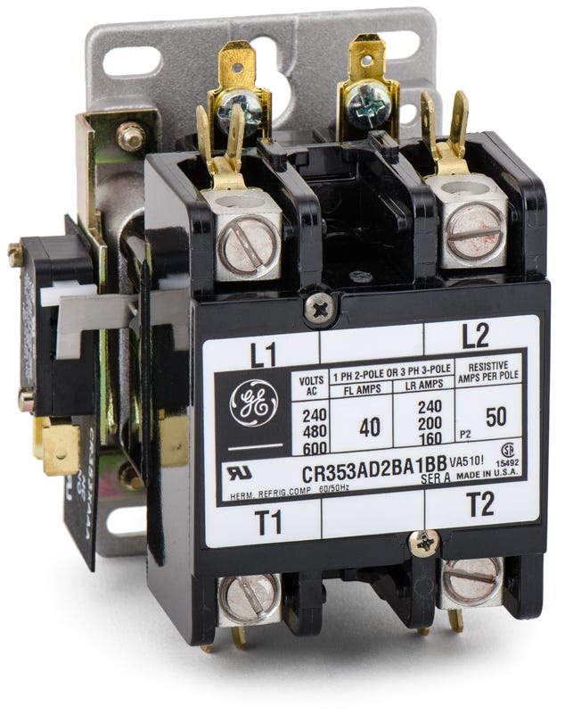 General Electric CR353AD2BA1BB Definite Purpose Contactor