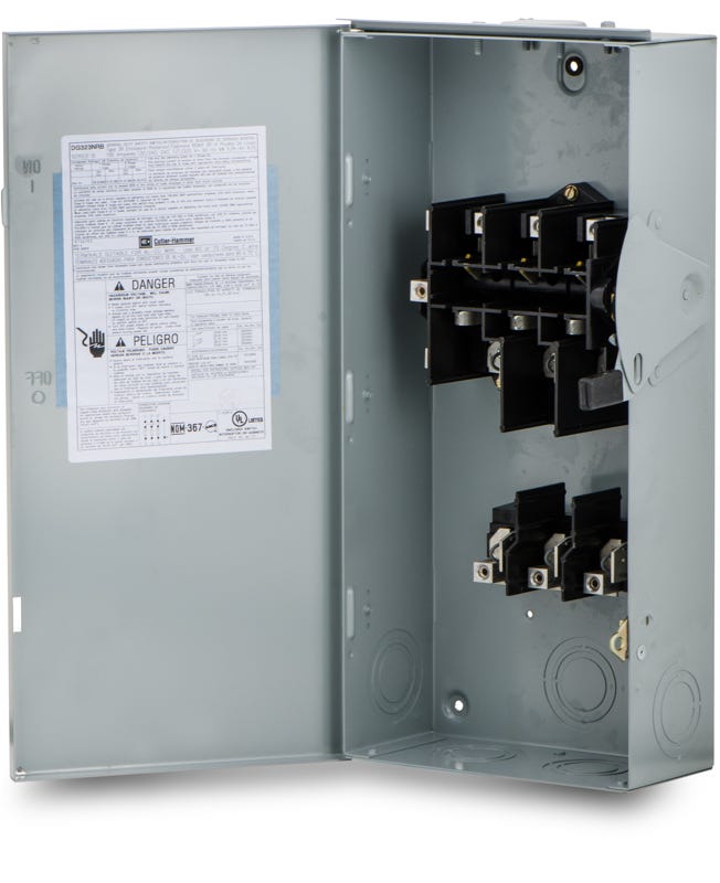 Eaton/Cutler-Hammer DG323NRB General Duty Safety Switch – SuperBreakers