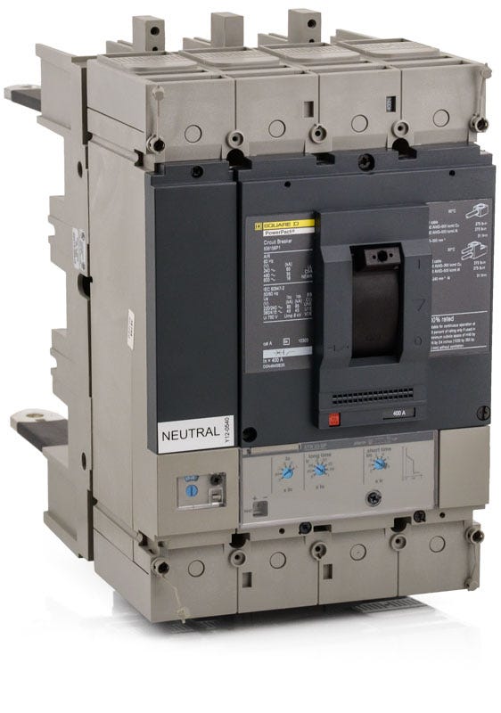 Square D DGN46400E20 Quad Circuit Breaker