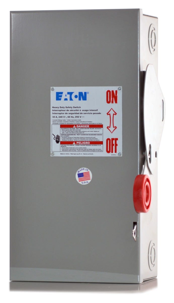 Eaton DH321NGK Safety Switch – SuperBreakers