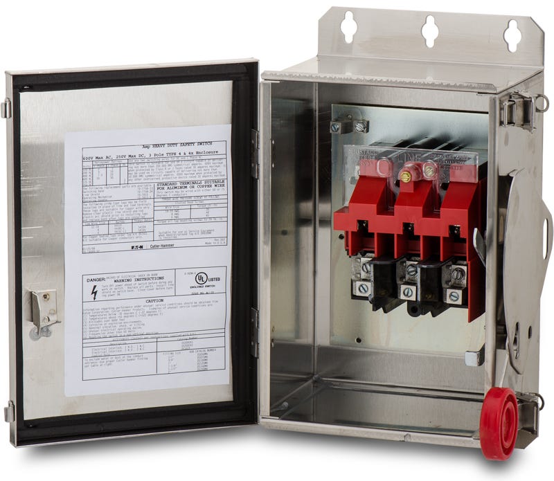 Eaton/Cutler-Hammer DH362UWK Heavy Duty Safety Switch