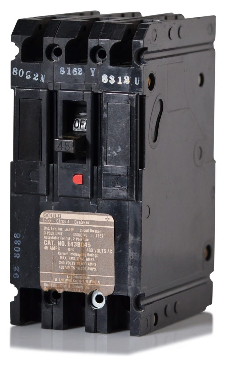 Siemens E43B045 3 Pole Circuit Breaker